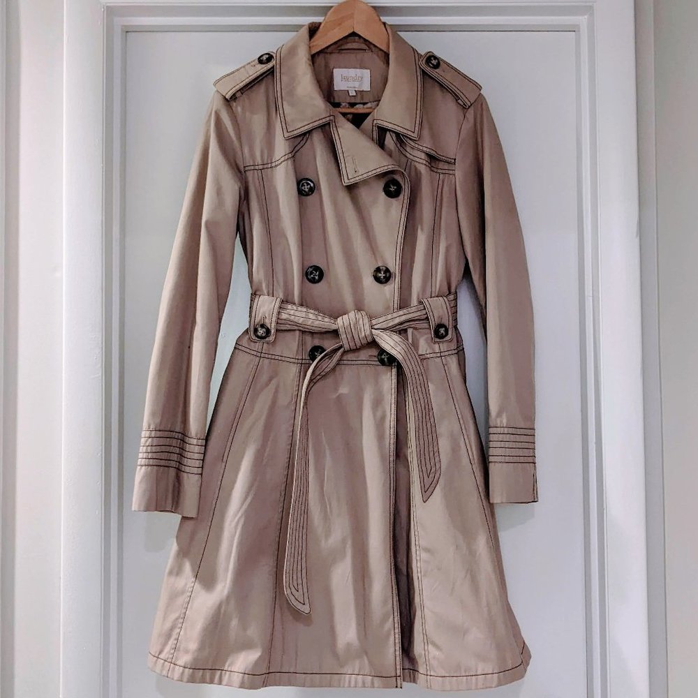 Laundry by Shelli Segal Trench Coat (Large)